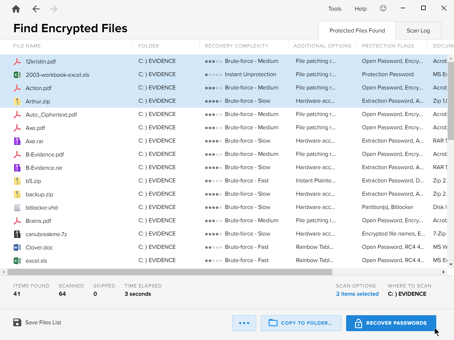 Passware Kit Enterprise screenshot Passware Kit Enterprise screenshot