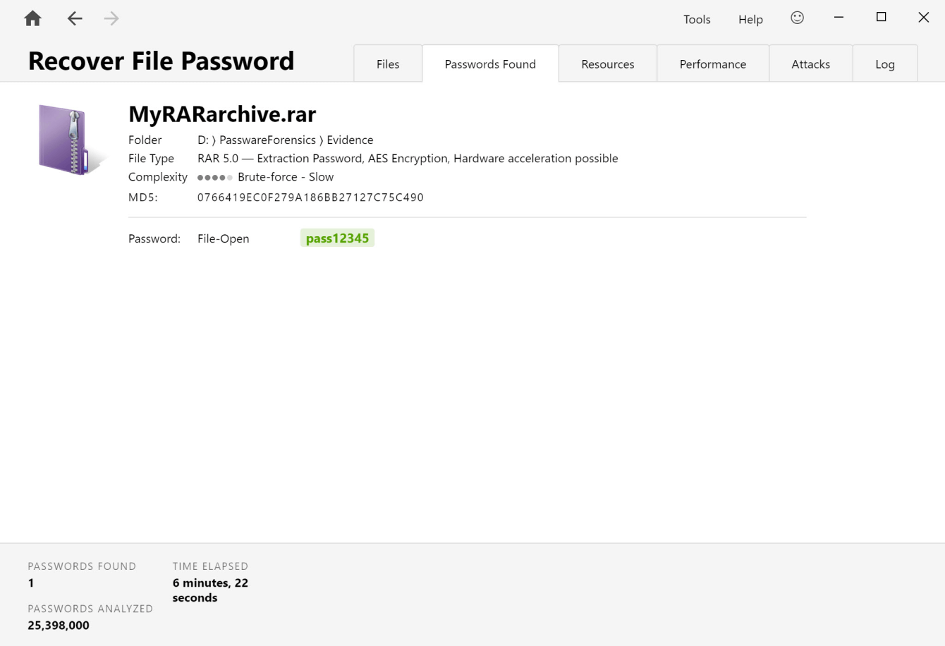 RAR Passwords